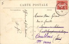 CPA La Louvesc Ardeche L'Allee du Domaine de Grange Neuve