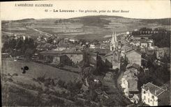 CPA L'Ardeche Illustree La Louvesc Vue generale prise du Mont Besset 