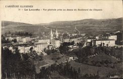 CPA L'Ardeche Illustree La Louvesc Vue generale prise au dessus du Boulevard des Elegants 
