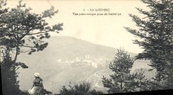 CPA La Louvesc Vue panoramique prise de Rochelipe 