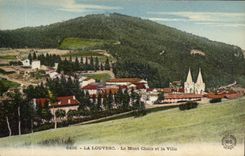 CPA La Louvesc Le Mont Chaix et la Ville 