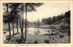 CPA La Louvesc Ardeche L'Etang du Val d'Or a contre jour 