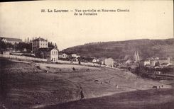 CPA La Louvesc vue Partielle et Nouveau Chemin de la Fontaine 