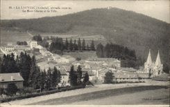 CPA La Louvesc Ardeche Le Mont Chaise et la Ville 