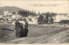 CPA La Louvesc Ardeche Cure d'Air vue sur le Nouveau Chemin de la Fontaine 