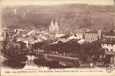 CPA La Louvesc Ardeche vue Nord Est Lac du Grand Lieu Cure d'Air Idealo 