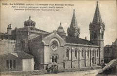CPA La Louvesc Ardeche L'Ensemble de la Basilique St Regis Belle et Grandiose Construction en Granit
