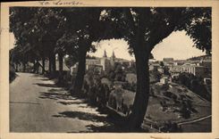 CPA La Louvesc Ardeche vue generale et Boulevard des Elegants 