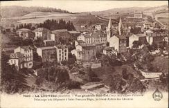 CPA La Louvesc Ardeche vue generale Sud Est Cure d'Altitude Pelerinage tres frequente a Saint Franco