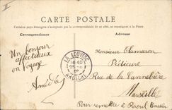 CPA La Louvesc vue generale et le Mont Chaix 