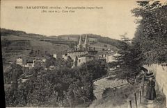 CPA La Louvesc Ardeche vue partielle Aspect Nord 