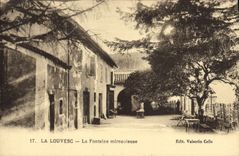 CPA La Louvesc La Fontaine Miraculeuse 