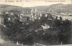 CPA La Louvesc vue generale prise du Cimetiere 