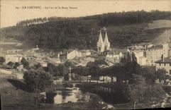 CPA La Louvesc le lac et le Mont Besset 
