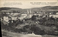 CPA La Louvesc Ardeche vue Panoramique d'Annonay et de Dunieres 