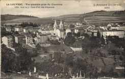 CPA La Louvesc Vue generale prise du cimetiere (alt 1050 m) Cure d'air tres freqentee