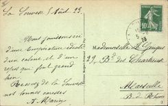 CPA La Louvesc Vue generale prise du cimetiere (alt 1050 m) Cure d'air tres freqentee