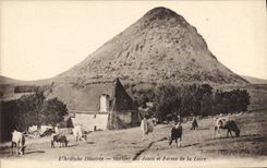 CPA Ardeche Illustre le Gerbier des Joncs et Femre de la Loire