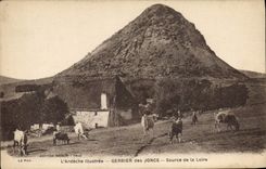 CPA Ardeche Illustre Gerbier des Joncs Source de la Loire