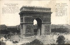 CPA Paris Arc de Triomphe