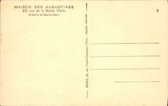 CPA Maison des Augustines rue de la Sante Paris Oratoire du Sacre Coeur