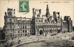 CPA Paris L'Hotel de Ville