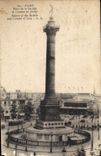 CPA Paris Place de la Bastille et Colonne de Juillet