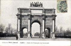 CPA Paris Petit Journal L'Arc de Triomphe du Carrousel