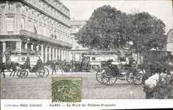 CPA Paris Petit Journal La Place du Theatre Francais
