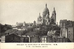 CPA Paris Basilique du Sacre Coeur de Montmartre Vue generale Cote S E