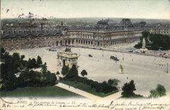 CPA Paris Vue generale du Louvre