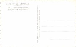 CPA Paris et ses Merveilles Panorama sur Paris Vue prise de la Tour Eiffel