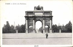 CPA Paris L'Arc des Tuileries