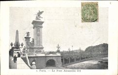 CPA Paris Le Pont Alexandre III