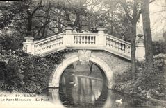 CPA Paris Le Parc Monceau Le Pont
