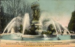 CPA Paris Fontaine Carpeaux dite de l'Observatoire