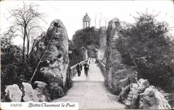 CPA Paris Buttes Chaumont le Pont