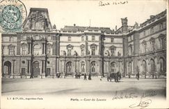 CPA Paris Cour de Louvre