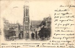 CPA Paris Eglise de Saint Germain L'Auxerrois Carte 1898