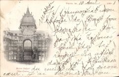 CPA Paris Maison Dufayel Dome central Carte 1898
