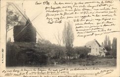 CPA Paris Le Bois de Boulogne en Automne Moulin a vent
