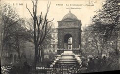 CPA Paris La Fontaine et la Square des Innocents