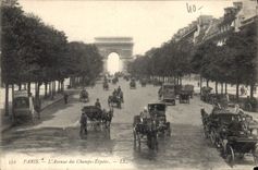CPA Paris L'Avenue des Champs Elyses