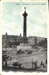 CPA Paris La Bastille et la Colonne de Juillet