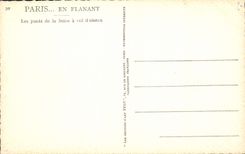 CPA Paris Les ponts de la Seine a vol d'oiseau Tour Eiffel