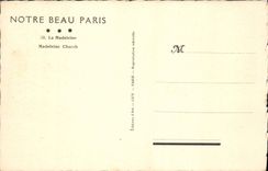 CPA Paris La Madeleine