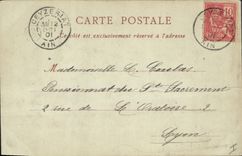 CPA Lyon Fontaine Bartholdi (Place des Terreaux)