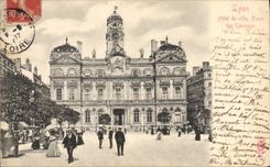 CPA Lyon Hotel de Ville (Place des Terreaux)