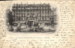 CPA Lyon La Fontaine Bartholdi (Place des Terreaux)