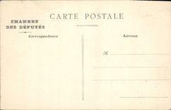 CPA Chambre des Deputes Fresques d'Eugene Delacroix Bibliotheque Demosthenes harangue les flots de l